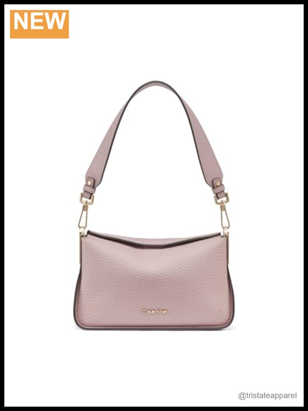 Vegan Leather Shoulder Bag with Magnetic Closure